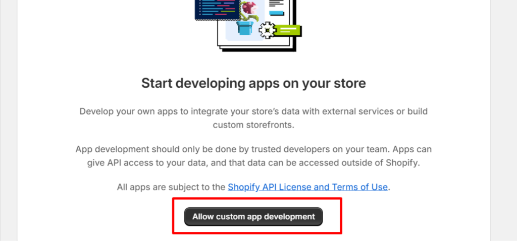 Allow Custom app Development